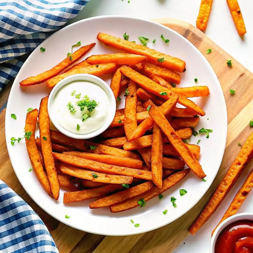 Frozen Sweet Potato Fries in Air Fryer