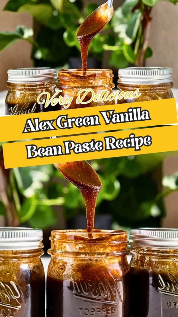 Alex Green Vanilla Bean Paste