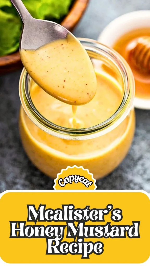 Copycat Mcalister's Honey Mustard Recipe