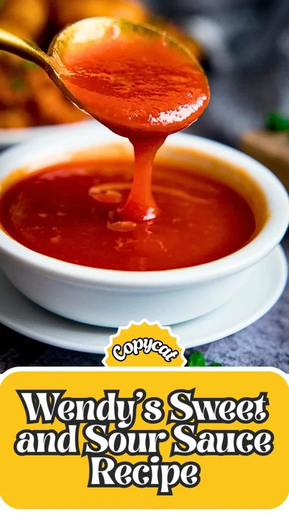 Copycat Wendy's Sweet and Sour Sauce Recipe