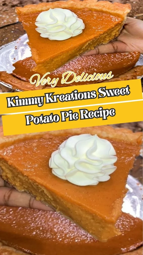 Kimmy Kreations Sweet Potato Pie