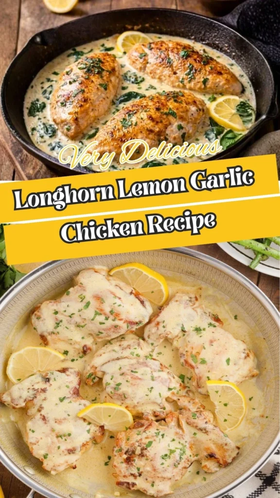 Longhorn Lemon Garlic Chicken