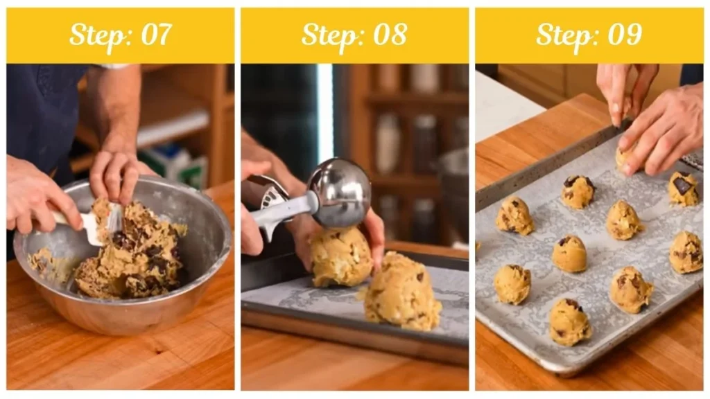 Preparing the Jersey Mike’s Chocolate Chip Cookies