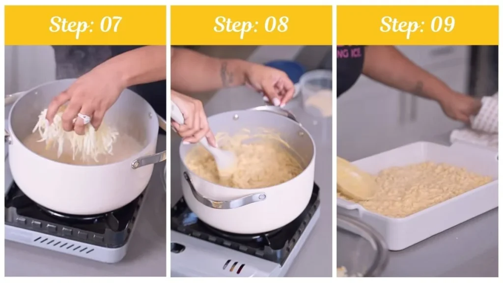 Preparing the Kimmy's Kreations Mac and Cheese