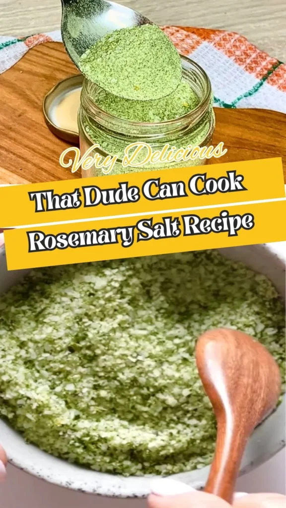 That Dude Can Cook Rosemary Salt