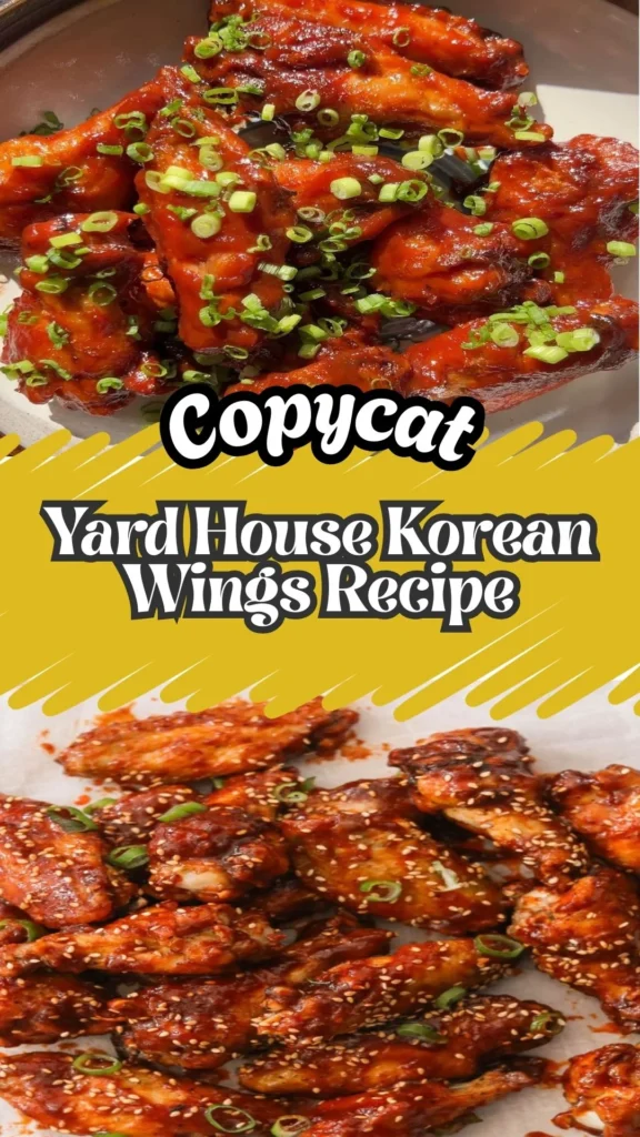Copycat Yard House Korean Wings Recipe