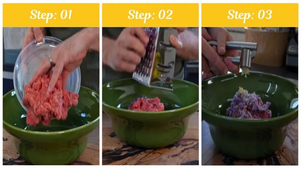 Step by Step Yard House Lamb Burger Recipe