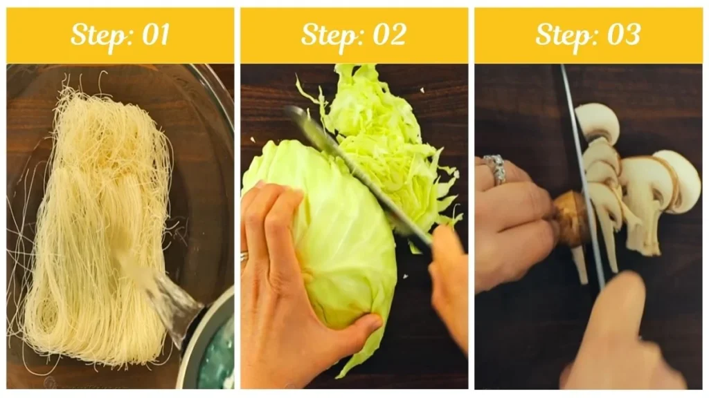 Step by Step Yard House Moo Shu Egg Rolls Recipe